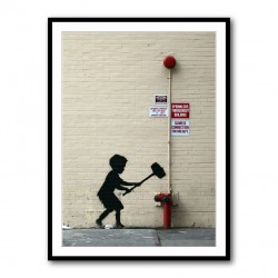 Banksy Fire Hydrant