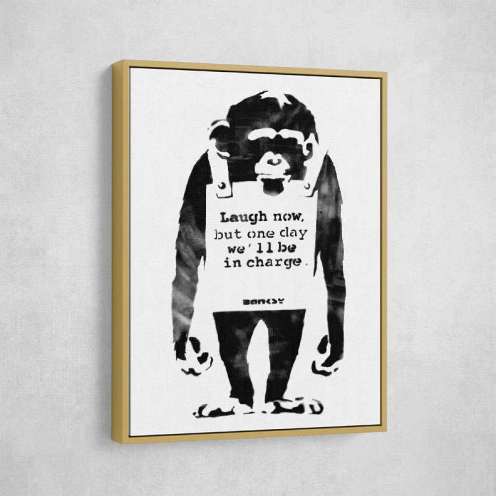 Poster Banksy Singe