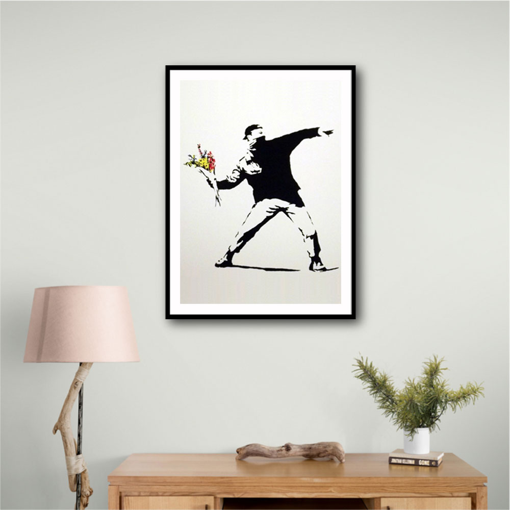 Banksy Flower Thrower 