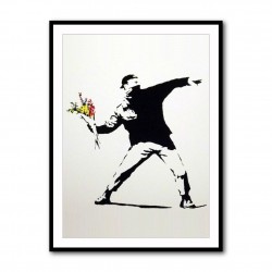Banksy Flower Thrower 