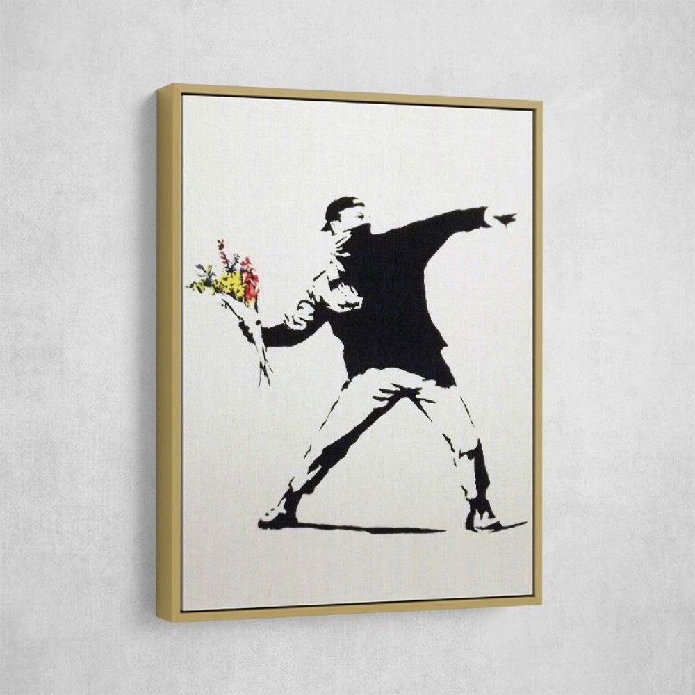 Banksy Flower Thrower 