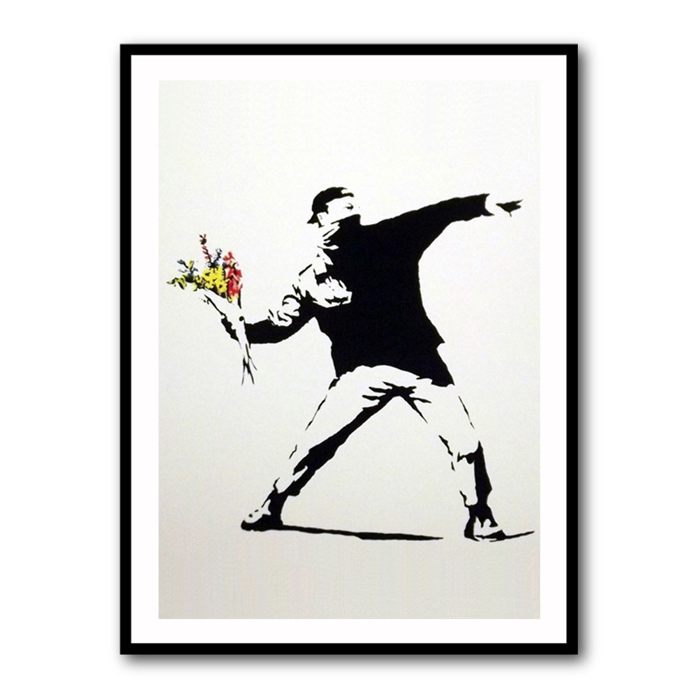 Banksy Flower Thrower 