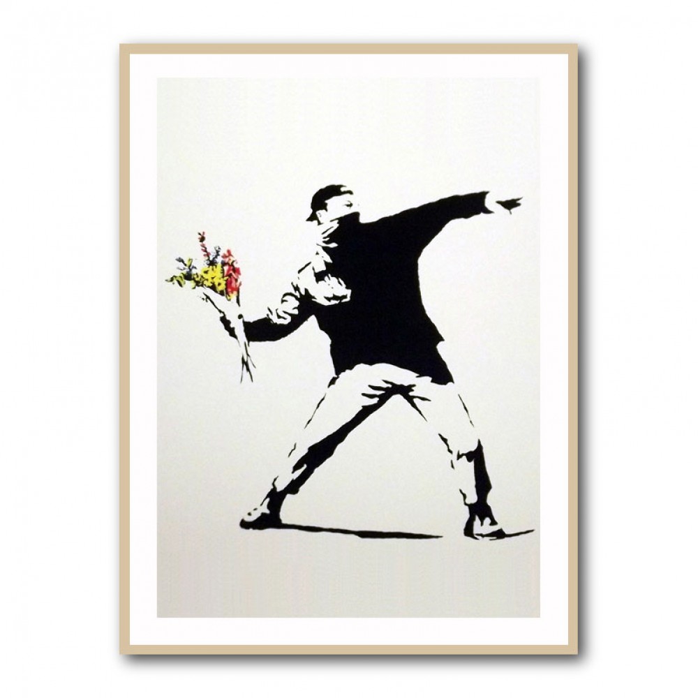 Banksy Flower Thrower 