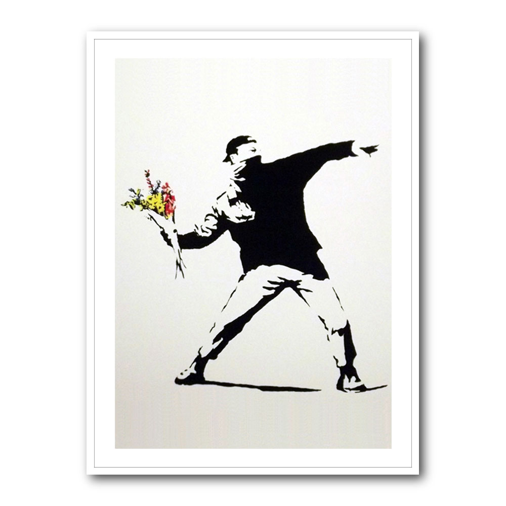 Banksy Flower Thrower 