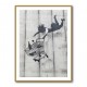 Banksy Shopper Falling With Trolley