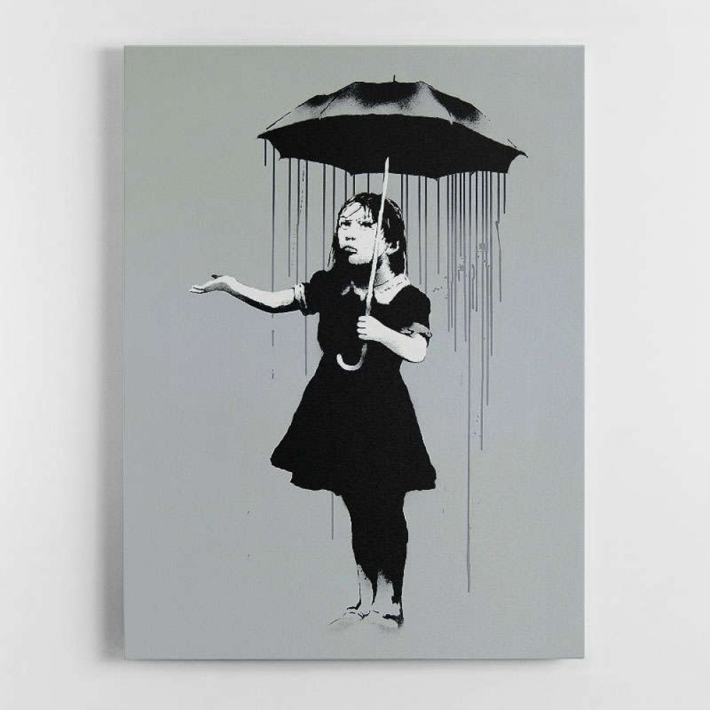 Banksy Nola - Grey Rain