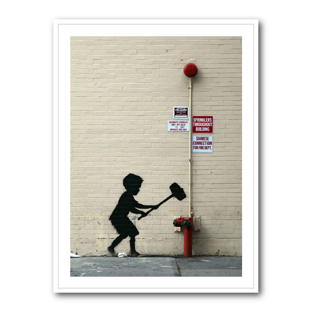 Banksy Fire Hydrant