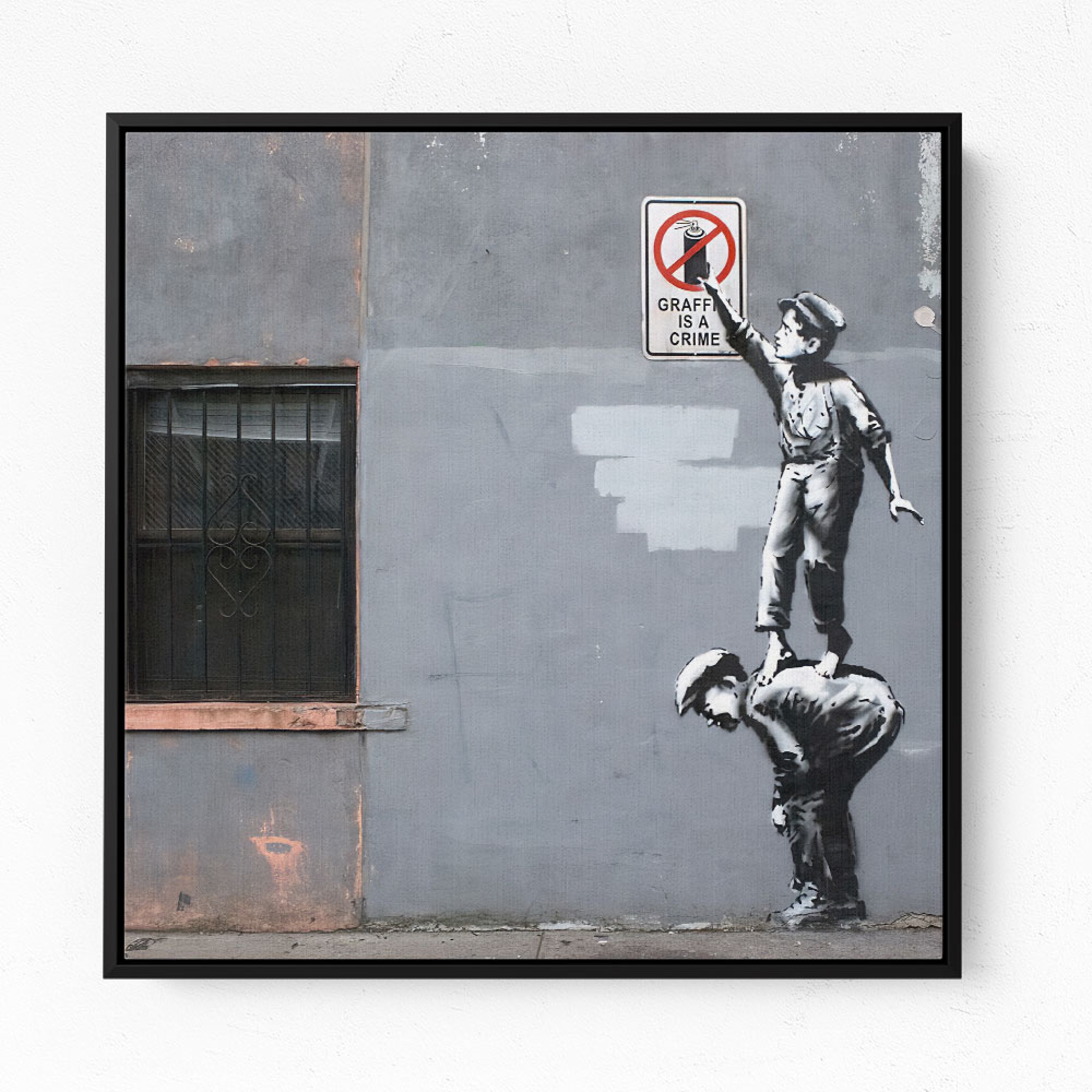 Banksy Graffiti Is A Crime