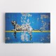 Banksy Blue Leopard Wall Art