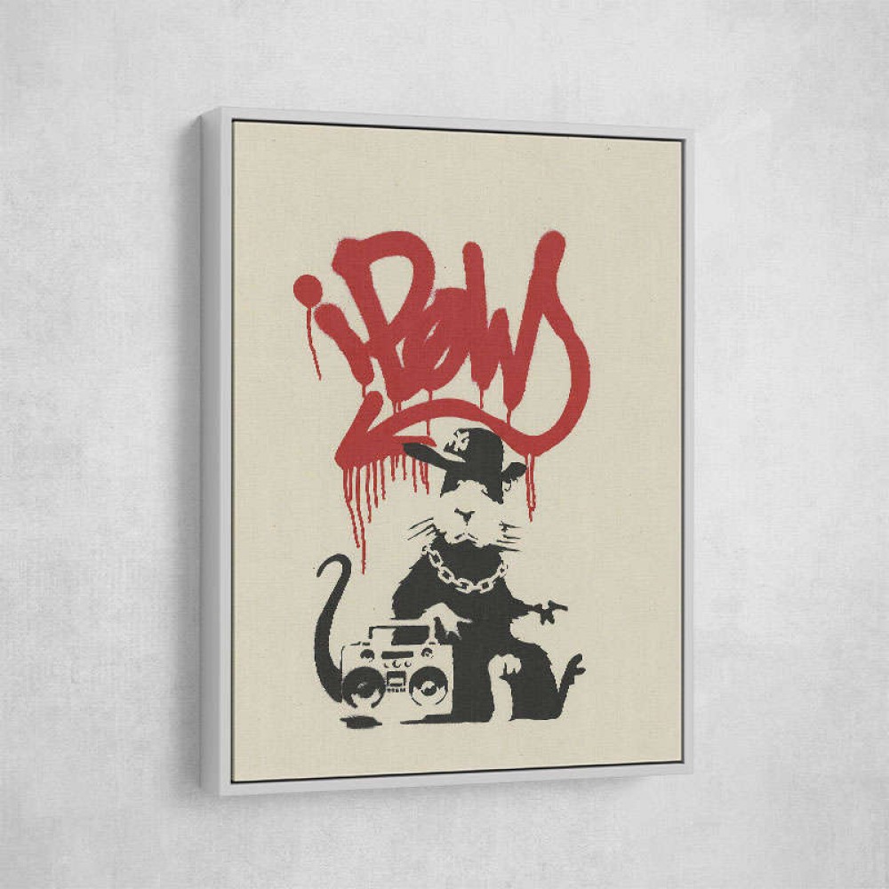 Banksy Gangsta Rat