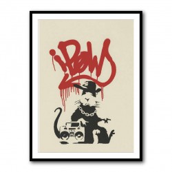 Banksy Gangsta Rat