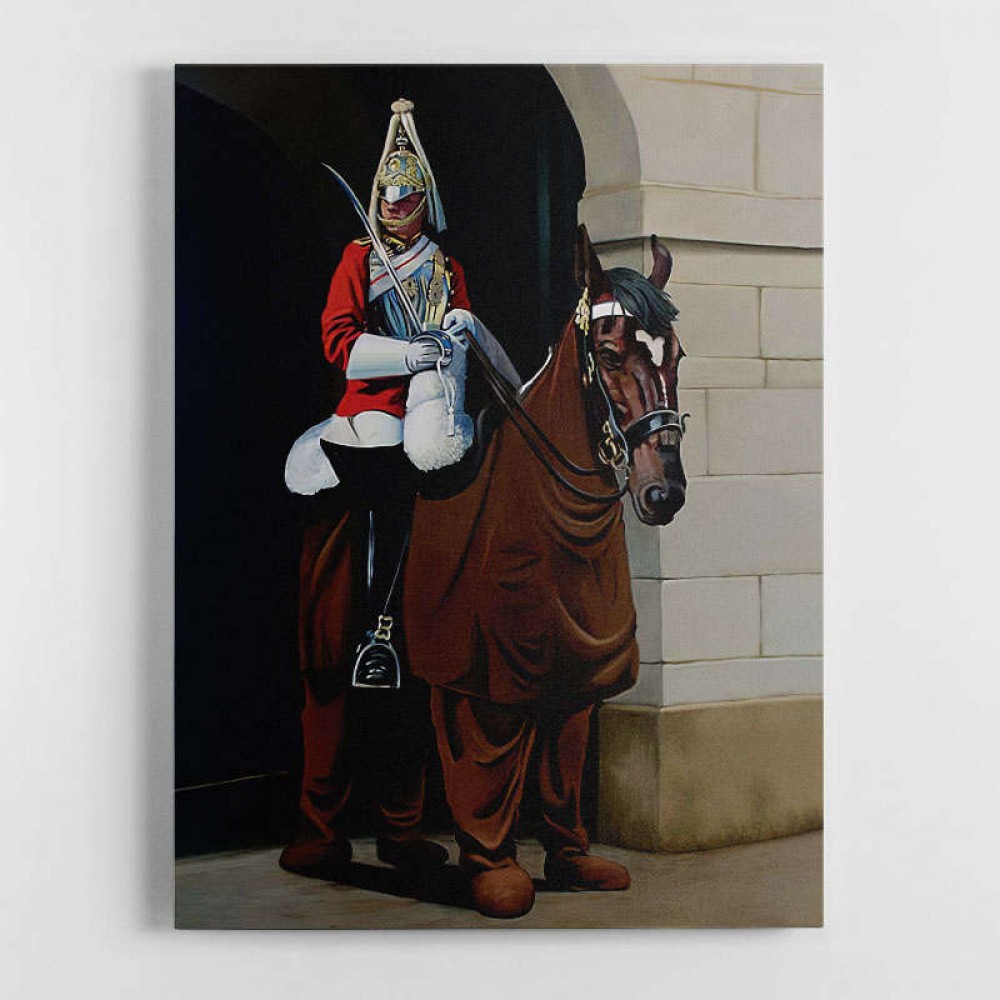 Banksy Horseguard