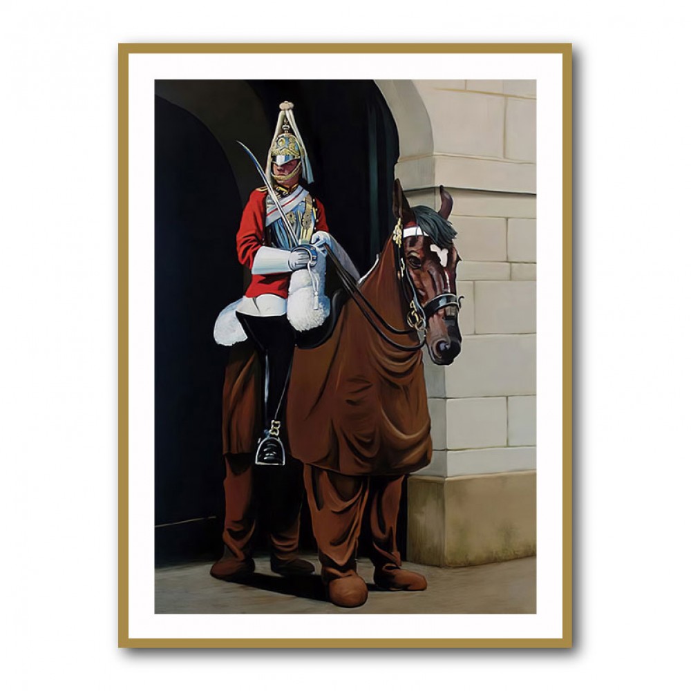 Banksy Horseguard