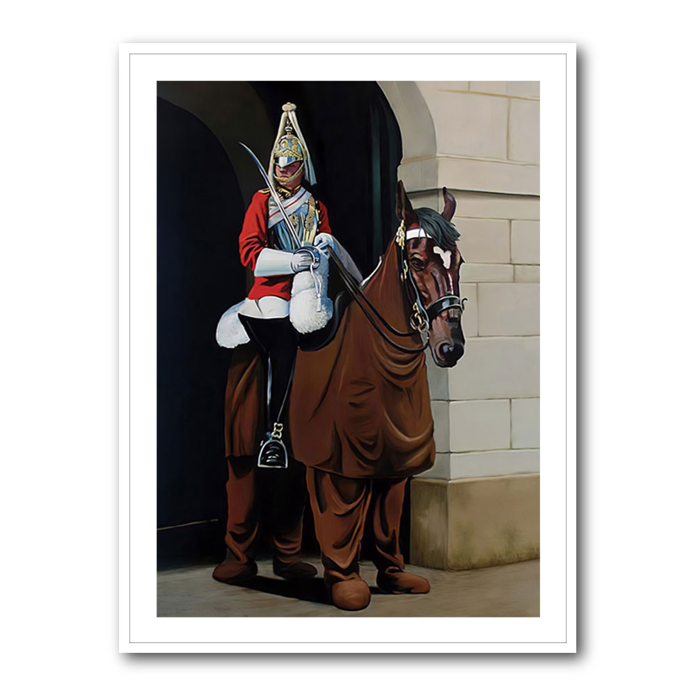 Banksy Horseguard