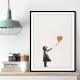 Banksy Girl With a Golden Balloon