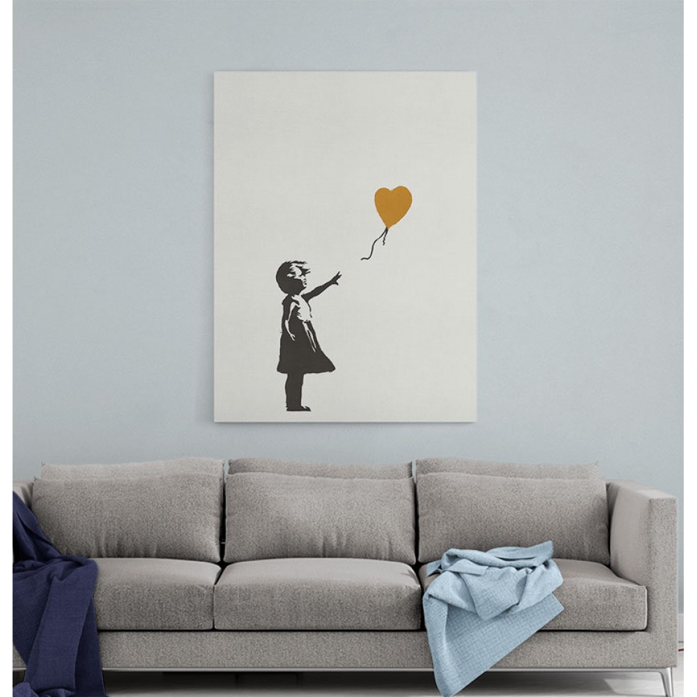 Banksy Girl With a Golden Balloon