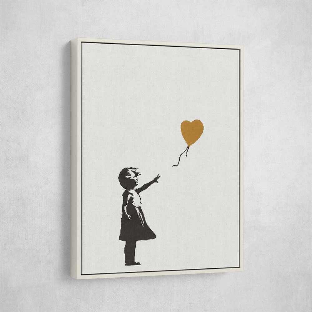 Banksy Girl With a Golden Balloon