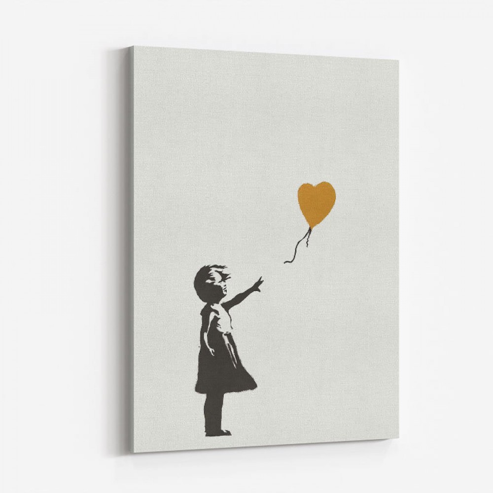 Banksy Girl With a Golden Balloon