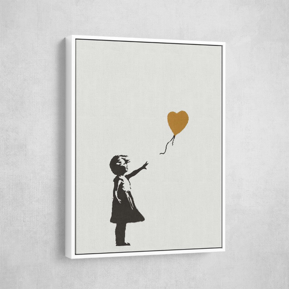 Banksy Girl With a Golden Balloon