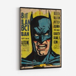 Batman Grunge Pop Wall Art