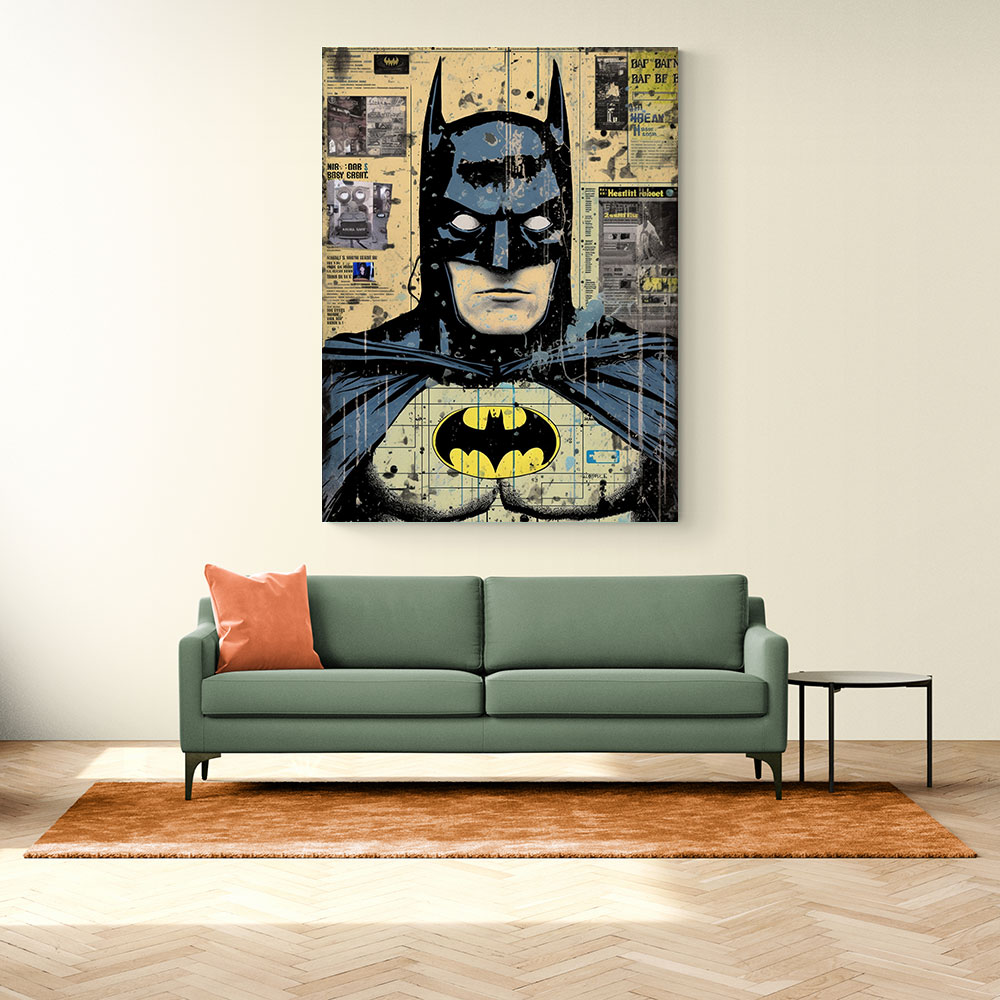 Batman Grunge Pop 2 Wall Art