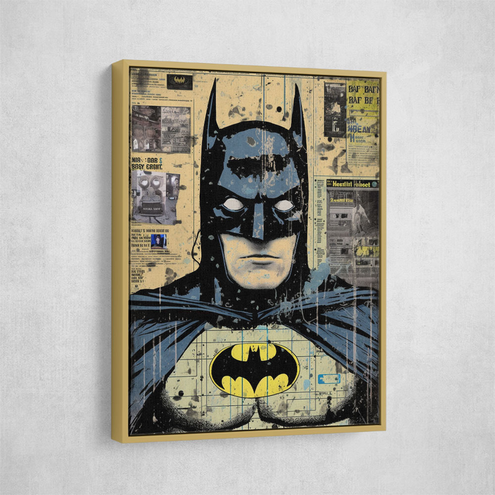 Batman Grunge Pop 2 Wall Art