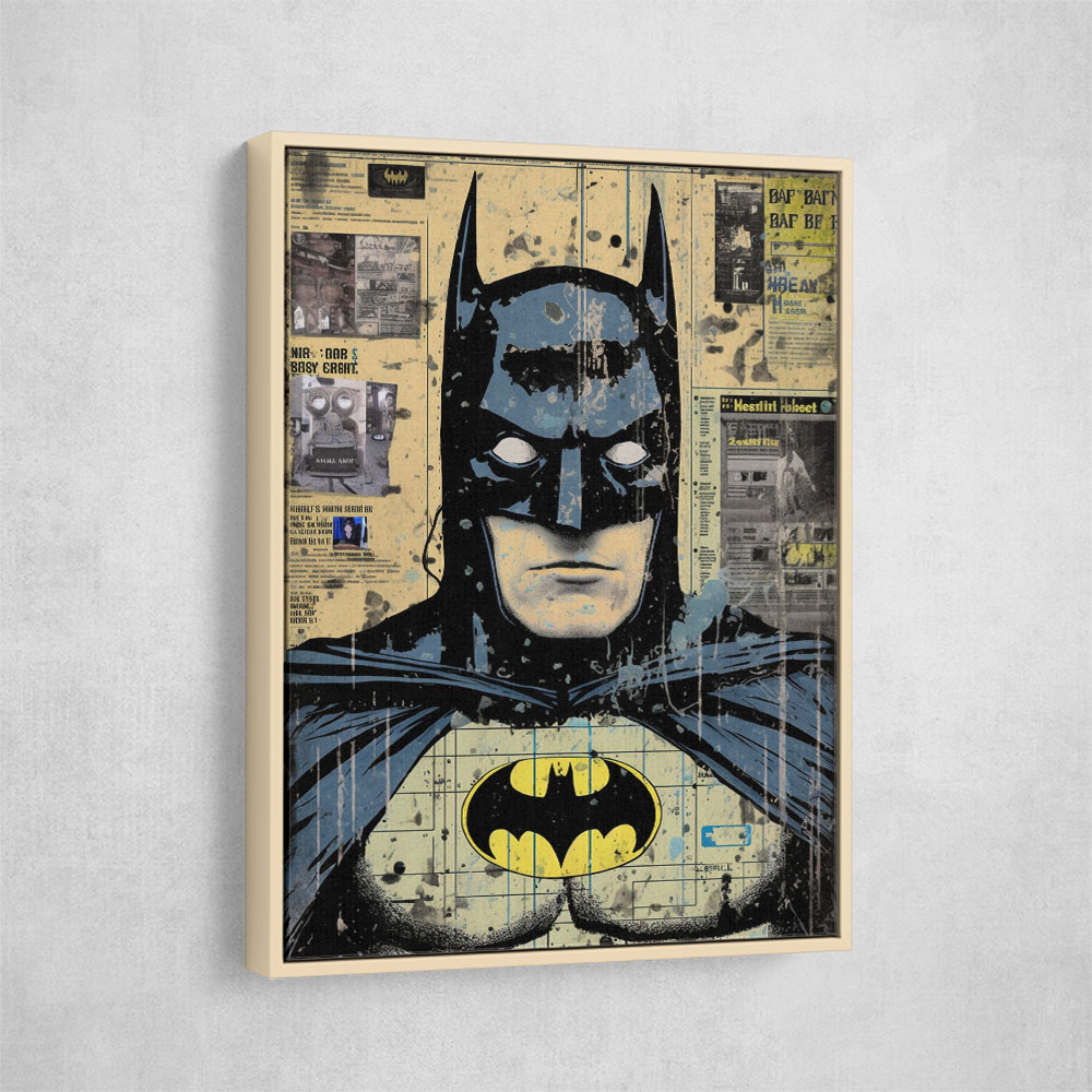 Batman Grunge Pop 2 Wall Art