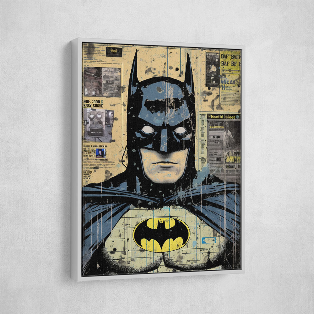 Batman Grunge Pop 2 Wall Art