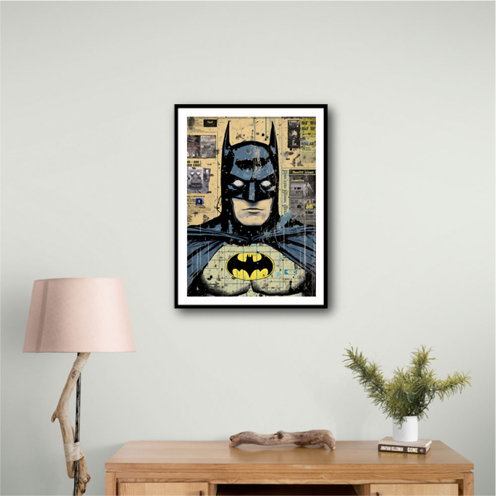 Batman Grunge Pop 2 Wall Art