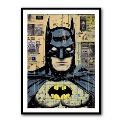 Batman Grunge Pop 2 Wall Art