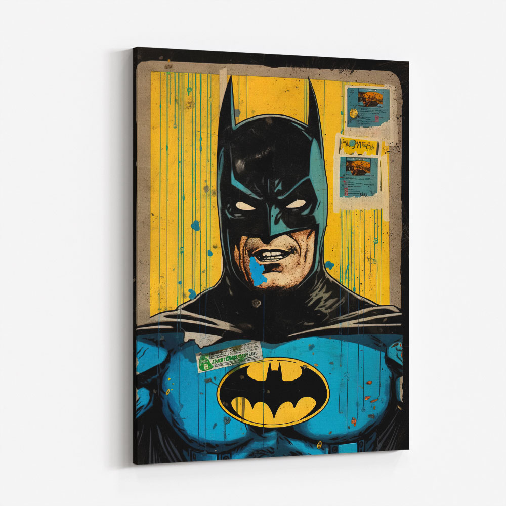 Batman Grunge Pop 3 Wall Art