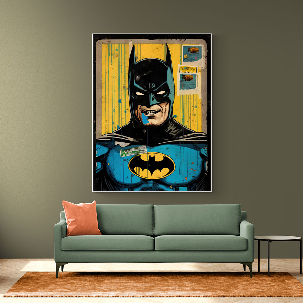 Batman Grunge Pop 3 Wall Art