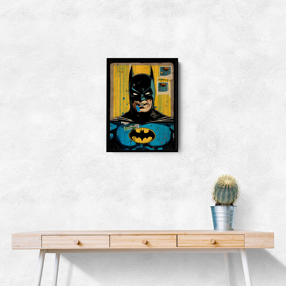 Batman Grunge Pop 3 Wall Art