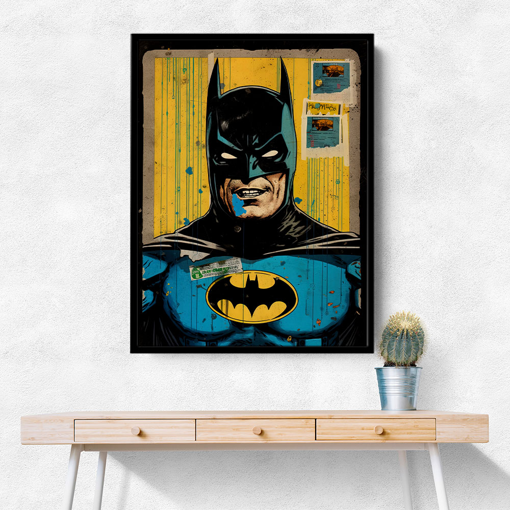 Batman Grunge Pop 3 Wall Art