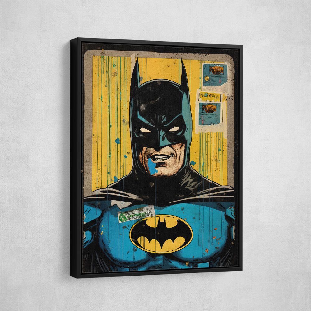 Batman Grunge Pop 3 Wall Art