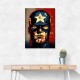 Captain America Grunge Pop 1 Wall Art