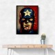 Captain America Grunge Pop 1 Wall Art