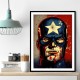 Captain America Grunge Pop 1 Wall Art