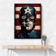 Captain America Grunge Pop 2 Wall Art