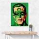 Green Lantern Grunge Pop Wall Art