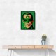 Green Lantern Grunge Pop Wall Art