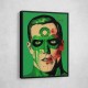 Green Lantern Grunge Pop Wall Art