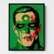 Green Lantern Grunge Pop Wall Art