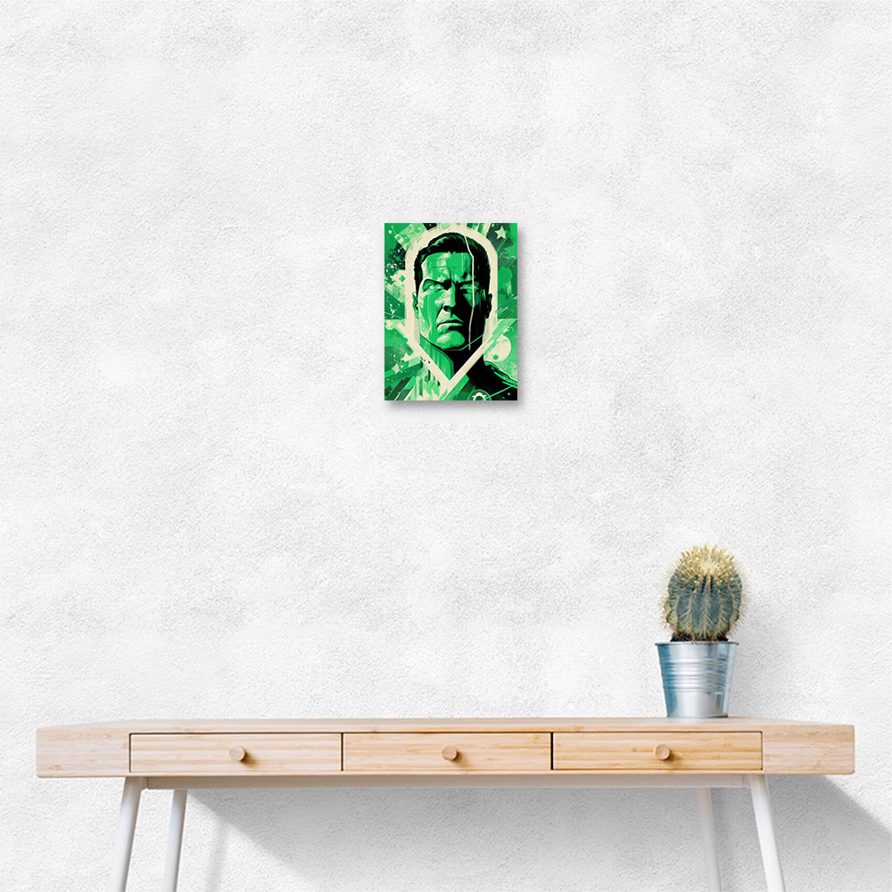 Green Lantern Grunge Pop 2 Wall Art