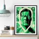 Green Lantern Grunge Pop 2 Wall Art