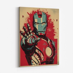 Ironman Grunge Pop 2 Wall Art