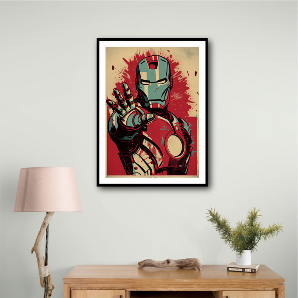 Ironman Grunge Pop 2 Wall Art Ironman Grunge Pop 2 Wall Art