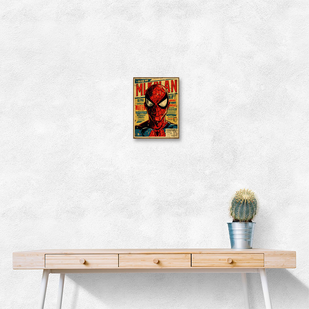 Spiderman Grunge Pop Wall Art