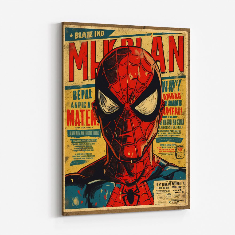 Spiderman Grunge Pop Wall Art