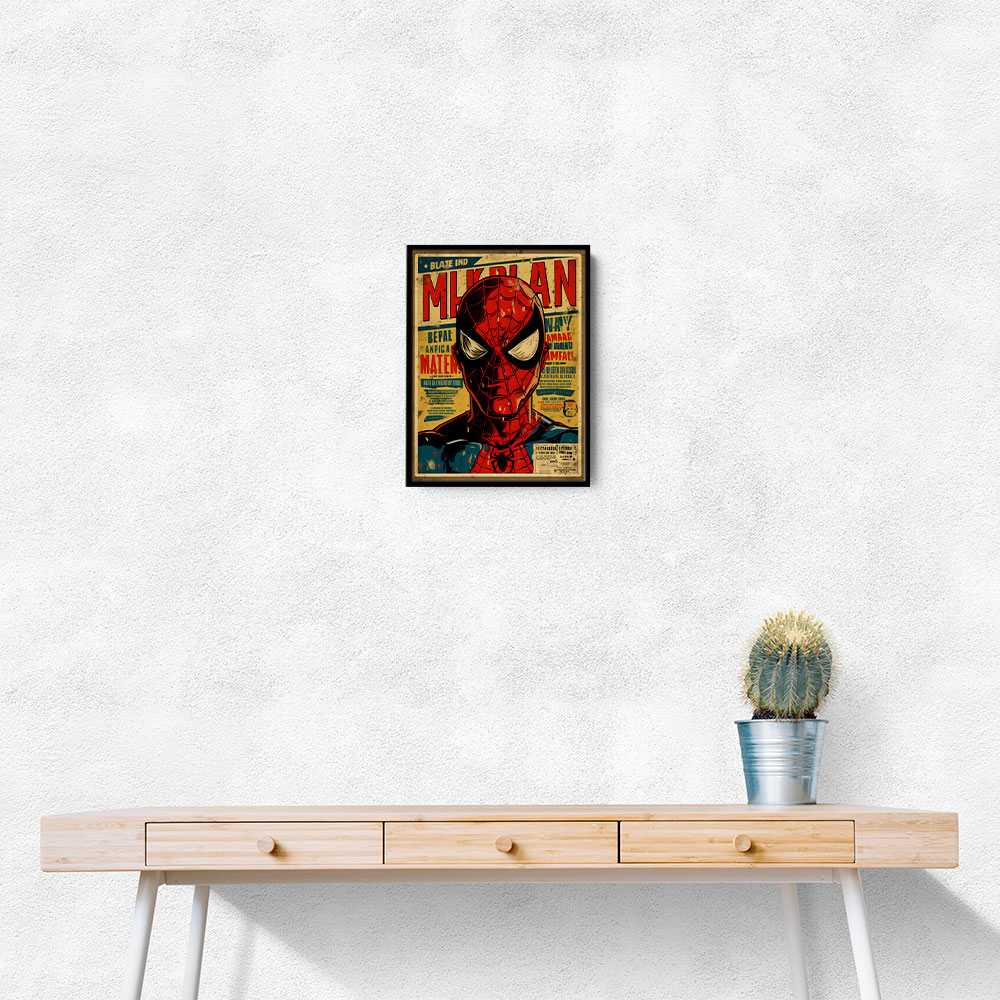 Spiderman Grunge Pop Wall Art